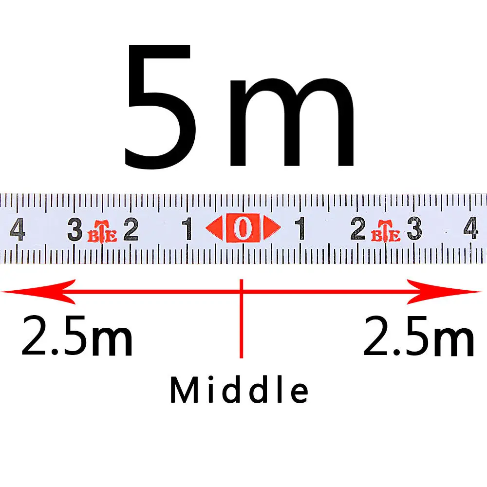 Самоклеющаяся Метрическая линейка, Торцовочная лента, измерительная сталь, Торцовочная пила, весы для Т-образной дорожки, фрезерный станок, Настольная ленточная пила, деревообрабатывающий инструмент 2 - Цвет: 2.5-0-2.5M