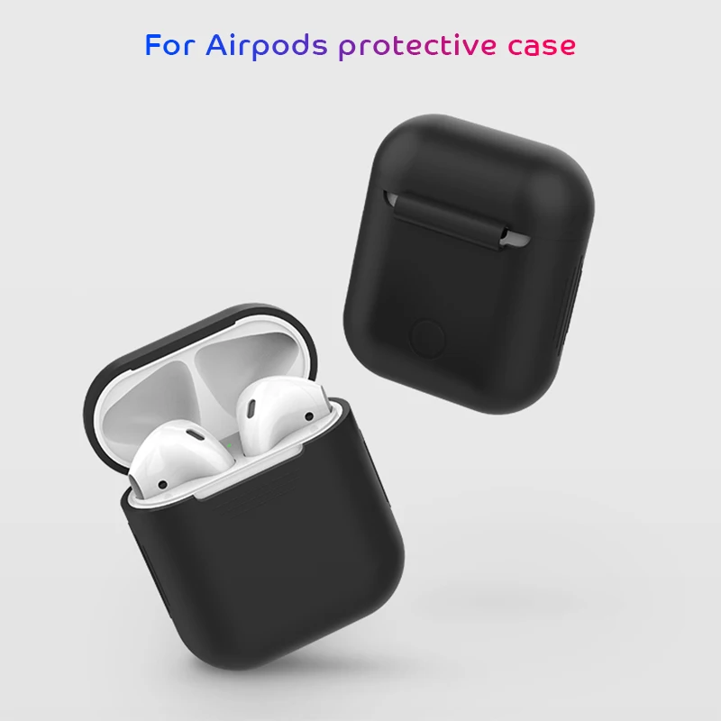 Мягкий силиконовый чехол для Apple Airpods ударопрочный чехол для Apple гарнитура для Airpods чехлы с крюком ультра тонкий чехол для Air Pods