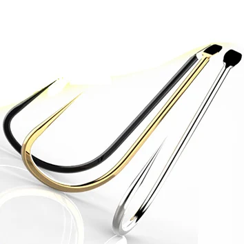 

Promotion High quanlity (200Pcs/set) Bronze Black/Silver/Gold Glaze Barbed Hooks Fishing Hooks tackle lure