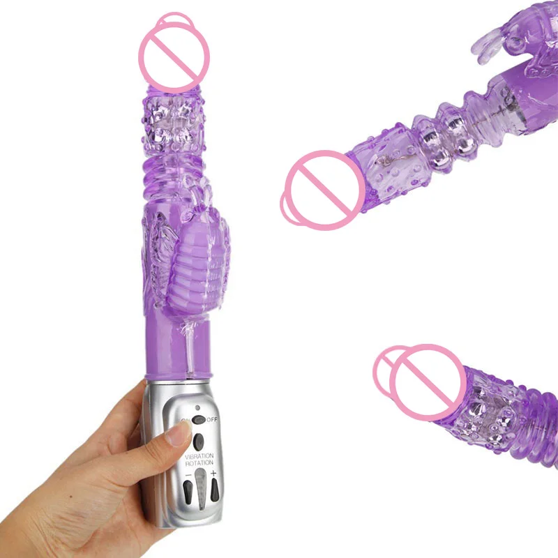 Фаллоимитатор вибратор для женщин фаллоимитатор бабочка|butterfly dildo vibrator|thrusting rabbit