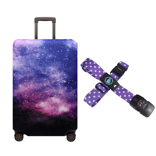 JULY'S SONG эластичный тканевый багаж защитный чехол, подходит для 18-32 дюймов, тележка чемодан чехол пылезащитный чехол Аксессуары для путешествий - Цвет: 3