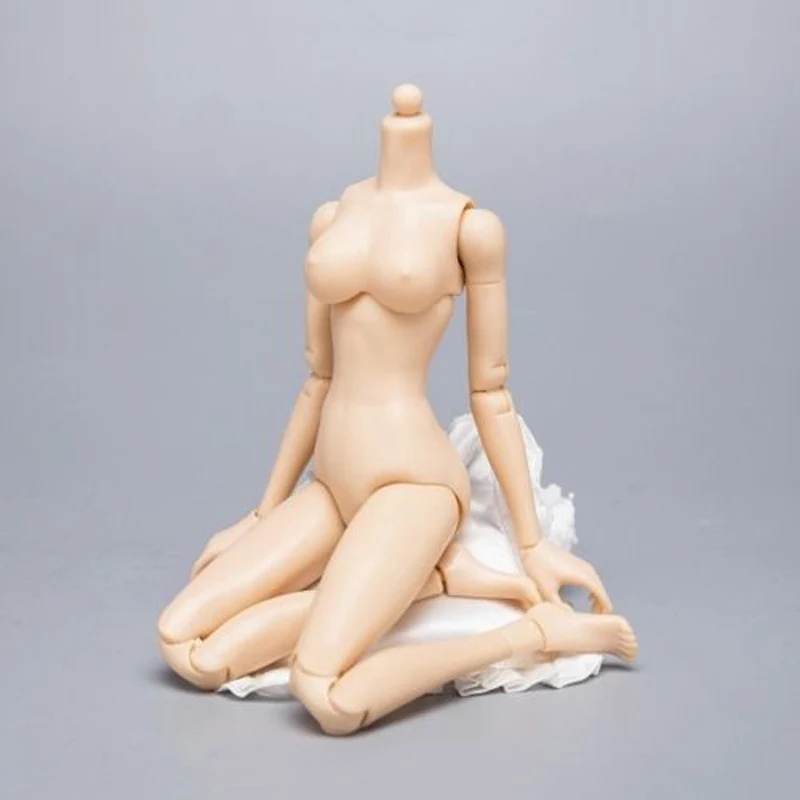 1/6 масштаб 1" супер-гибкая большая грудь тело бледная кожа бесшовная модель тела игрушка подходит для KT007 KT005 KT004 KT008 голова лепить