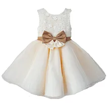 Платья с цветочным узором для девочек; модные детские платья подружки невесты с бантом и цветами; детская одежда; Лидер продаж