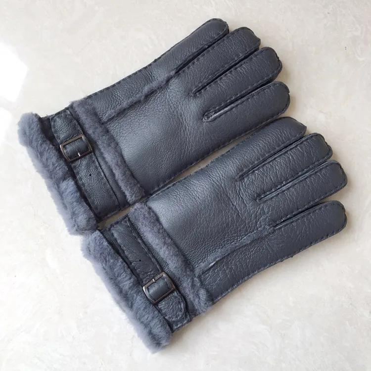 Free shipping 2pairs fashion male wool genuine leather sheep skin gloves warm protecting winter gloves four colors for selecting Free shipping 2pairs fashion male wool genuine leather sheep skin gloves warm protecting winter gloves four colors for selecting
