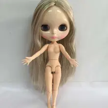 Стоимость Совместное тела телесного цвета Блит куклы, ksm 040 завод кукла подходит для DIY Изменить BJD игрушка для Обувь для девочек