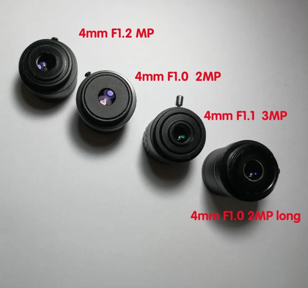 4 мм 2MP Большая диафрагма F1.0 Объектив CS крепление объектива для ip-камеры AHD камеры