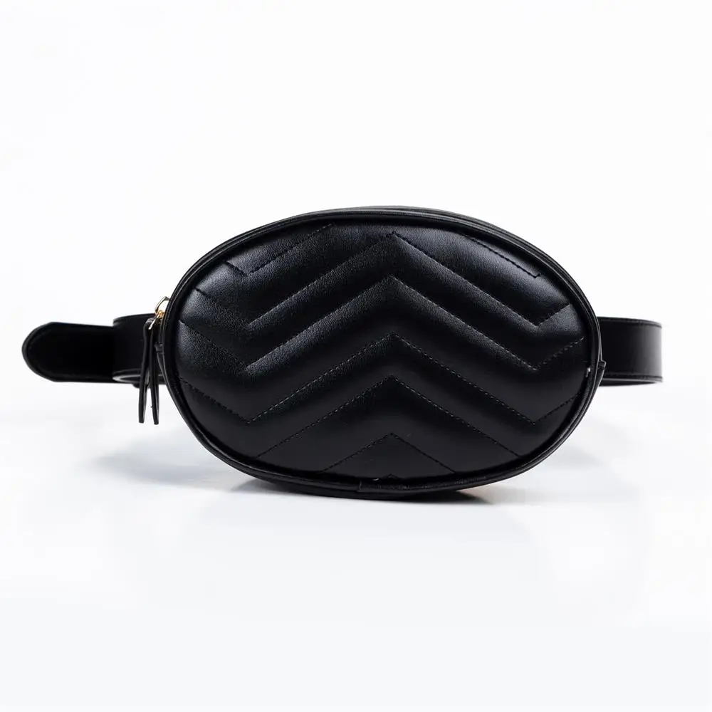 

2019 New Bags for Women Pack Waist Bag Women Round Belt Bag Luxury Brand Leather Chest Handbag New Fashion Waist Bag