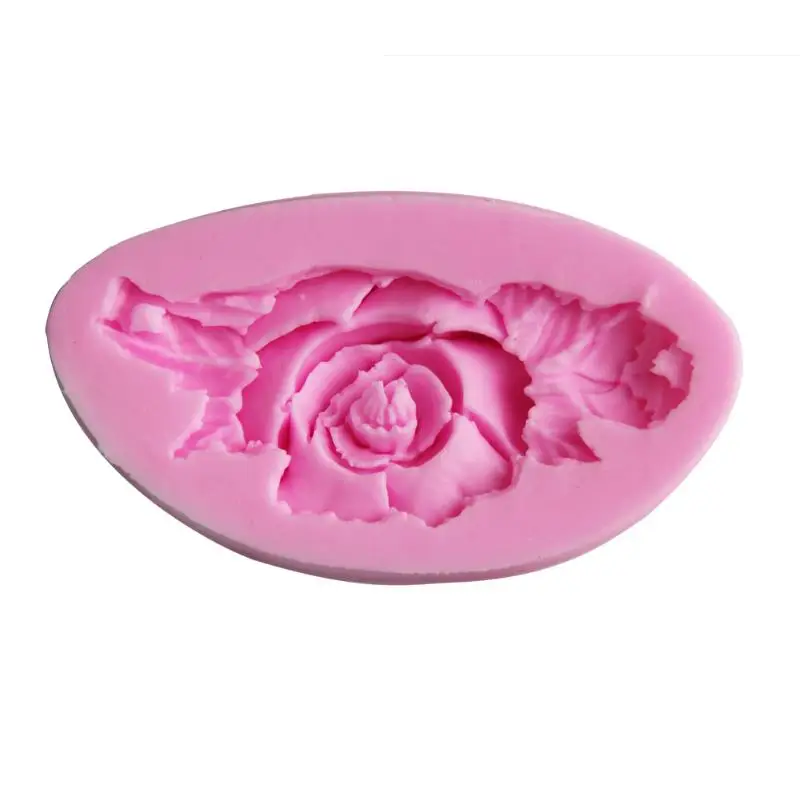 Роза/цветок торт инструменты плесень силиконовая форма для помадки украшения торта Шоколадное Мыло с запахом печенья Fimo Полимерная глина-смола