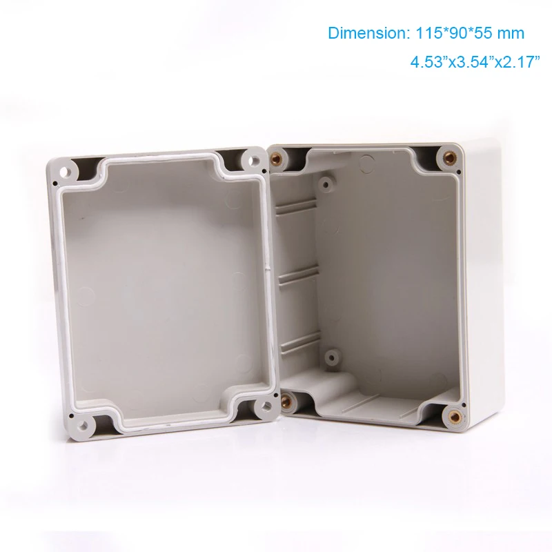 

Free shipping , waterproof IP66 ABS Plastic Watertight box apply for terminal or switch enclosure 115*90*55mm F3