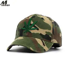 Minhui 2018 Новая мода Для мужчин Бейсболки для женщин камуфляж Snapback Шапки кленовый лист лето Кепки дети Обувь для мальчиков Casquette шляпа унисекс