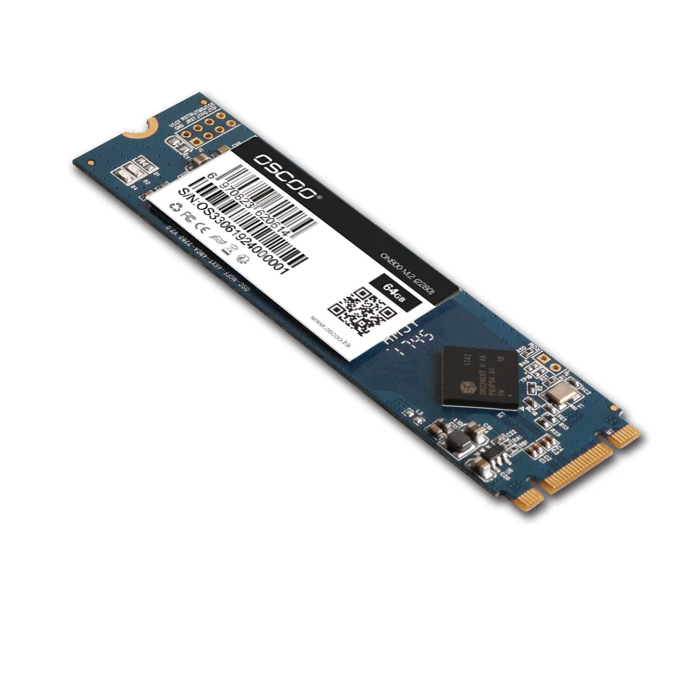 10 шт./лот OSCOO M.2 SSD M2 MLC 2280 NGFF 64 Гб 128 ГБ 256 Внутренний твердотельный накопитель