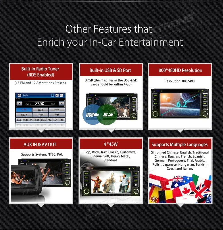 Sale XTRONS 6.2" HD Digital Touch Screen 2 din Radio GPS Navigation Car DVD Player for Toyota Toyota RAV4 VIos Hilux Terios Fortuner 17 Sale XTRONS 6.2" HD Digital Touch Screen 2 din Radio GPS Navigation Car DVD Player for Toyota Toyota RAV4 VIos Hilux Terios Fortuner 17