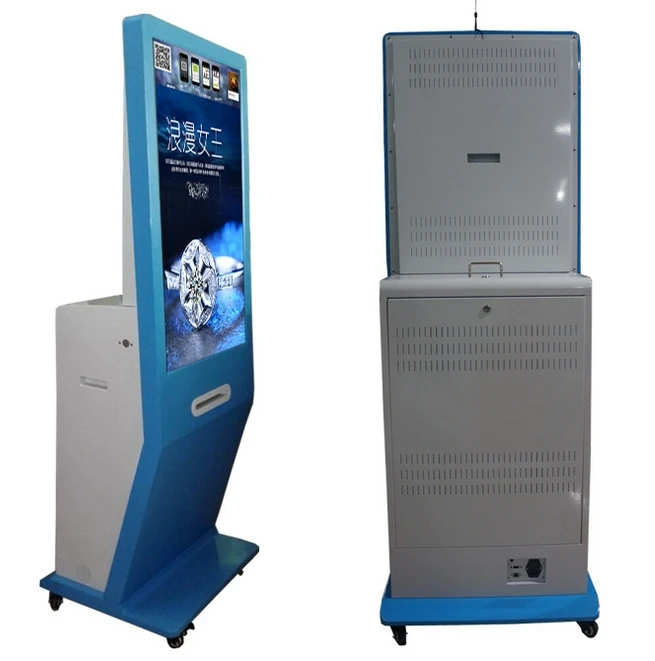 

32 42 43 inch Indoor led lcd tft Ethernet WiFi 3g(LAN/WAN) photos taken digital payment terminal kiosk with printer