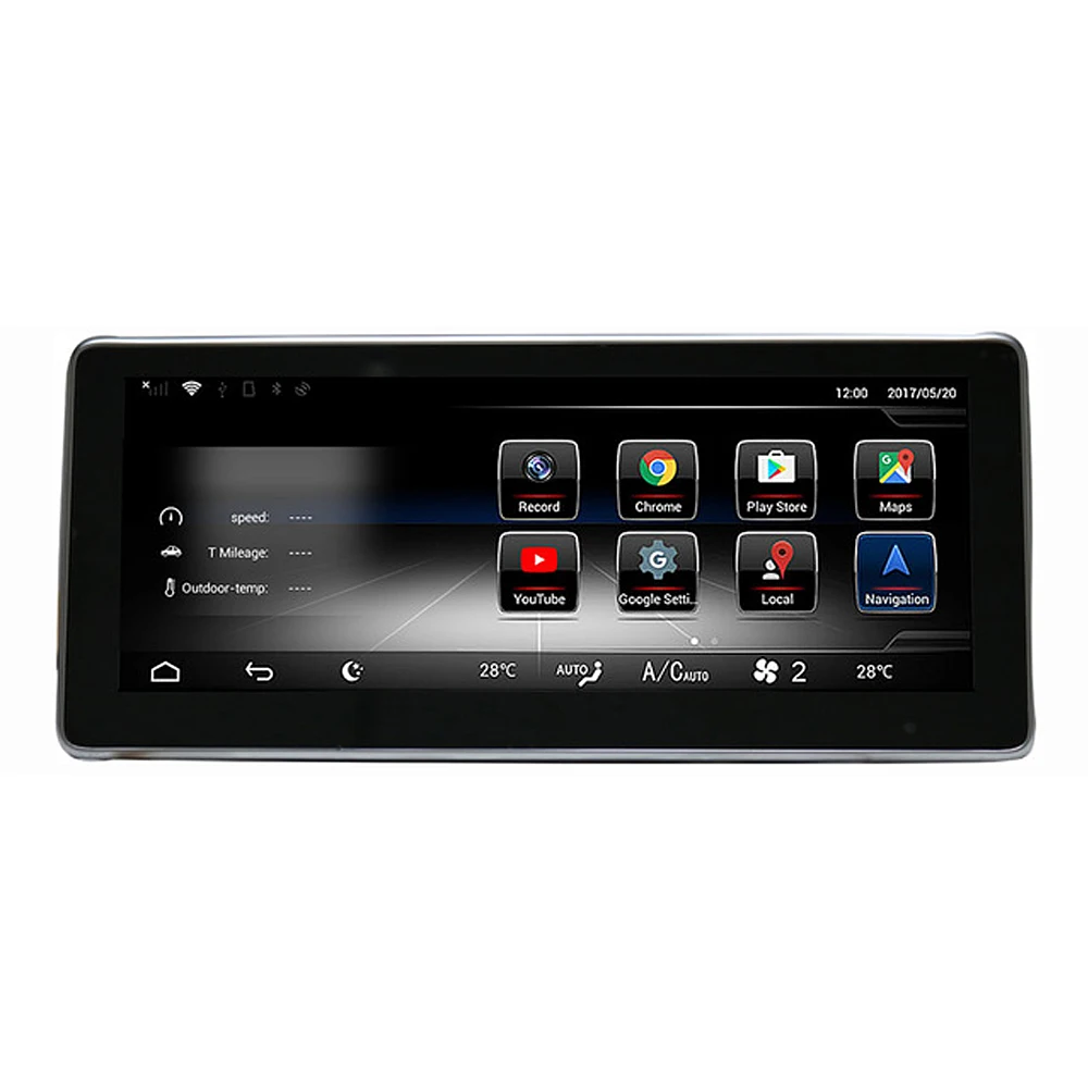 Best 4-Core 2+32G Car Android 10.25 inch Display for Mercedes Benz A CLA GLA 2013-2015 Command System Upgrade Head Up Screen 1