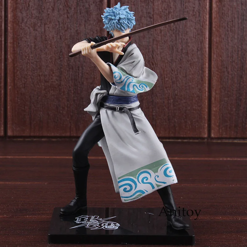 Гинтама «Серебряная душа» Banpresto DX Vol.1 Sakata Gintoki фигурка ПВХ Коллекционная модель игрушки 17 см