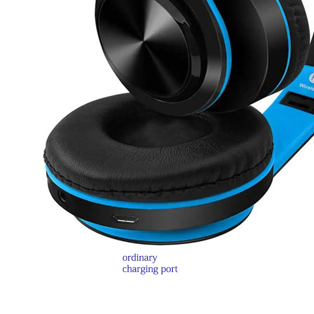 Регулируемый Складная гарнитура с Bluetooth стерео беспроводной Игровые наушники