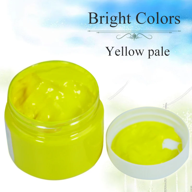 

100ml Yellow pale Color Watercolor Paints Gouache Paint Colorful Paints Gouache Drawing Art Supplies Water Color