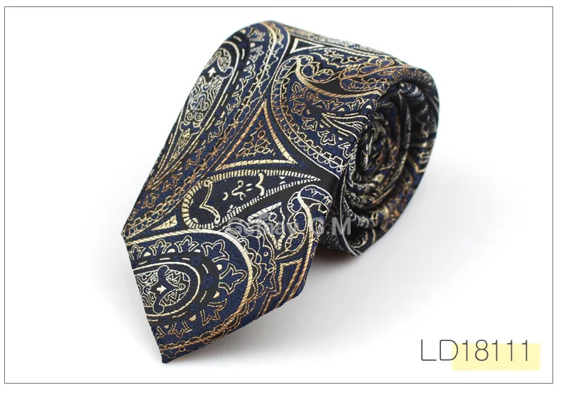 New Ties for men Brand Neckties for Mens Blue Red 7cm Wide Neck Ties Wedding Suits Polyester Silk Gravata Business Corbatas Tie