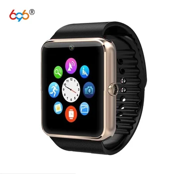 

696 Smart Watch GT08 Clock With Sim Card Slot Push Message Bluetooth Connectivity