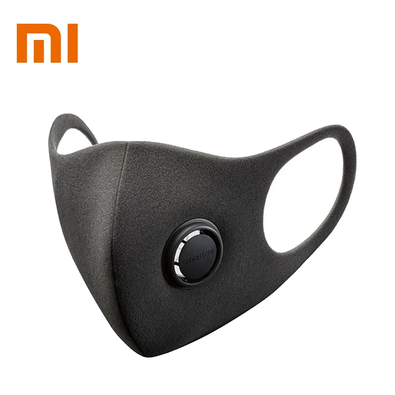 

Xiaomi Mijia Smartmi Filter Mask Block 97% PM 2.5 with Ventilating Valve Long-lasting TPU Material 3 PCS Filter Mask Smart Home