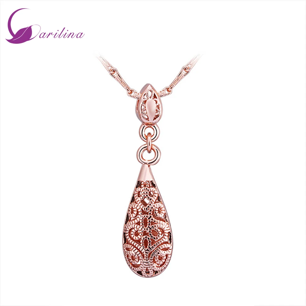 

Exclusive Design Engagement jewelry Rose gold plated gold pendants for women P2004