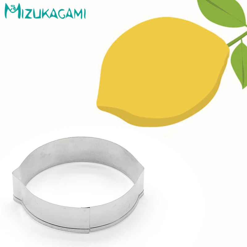 

Cookie Cutter Stainless Steel Mold Fruit Lemon Shape Cake Cutting DIY Kitchen Baking Tools Cutters MS-00222