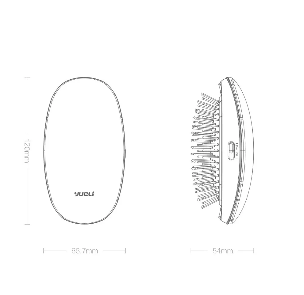 Xiaomi Comb Mi Home yueLi Portable Brush Care Beauty Anion Hair Care Scalp Massage Anti-static Comb Salon Styling Tamer Tool H15 (9)