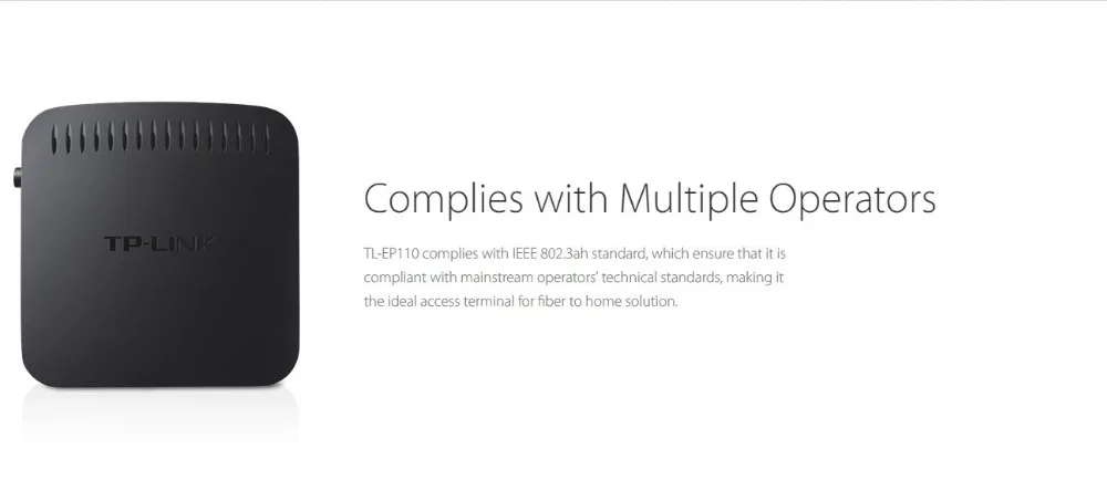 TP-LINK TL-EP110 GEPON ONU маршрутизатор модем для оптической линии терминального оборудования