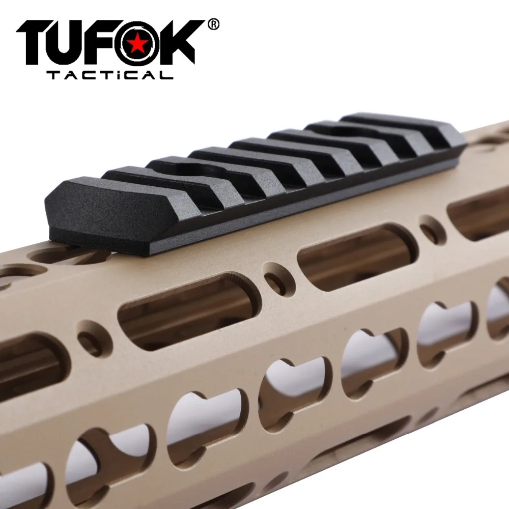 TuFok Keymod Picatinny рельсовый адаптер 7 слот супер низкий профиль рельсовая секция QD Weaver