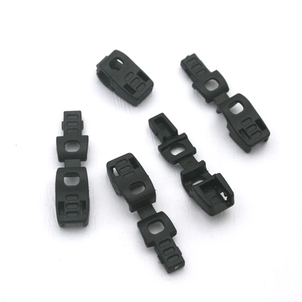 Wholesale A 127 black plastic cord end clip, Rope Stopper, Toggle Clip
