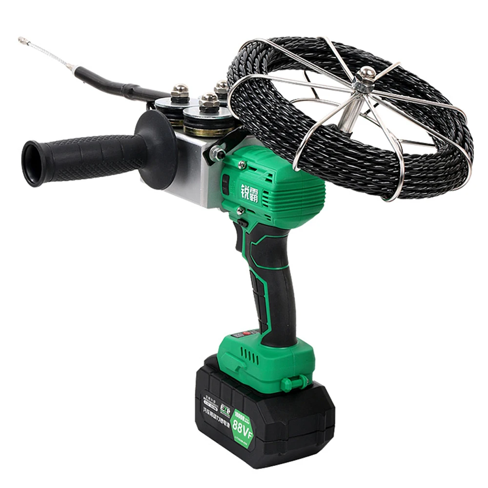 

Electric charging stringing wire machine Pull wire through conduit device Electrician decoration tools Lithium battery 10000MAH