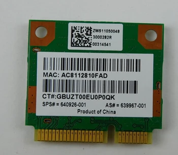 

for HP G4 Series 1125DX Laptop Wireless WiFi Card W/ Screw P/N: 640926-001