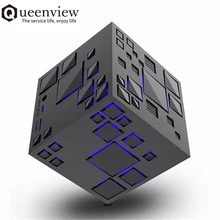 Queenview, Мини Bluetooth динамик, светодиодный, красочный, стерео, бас, звуковая коробка, mp3-плеер, сабвуфер, динамик s caixa de som, портативный, TF, FM