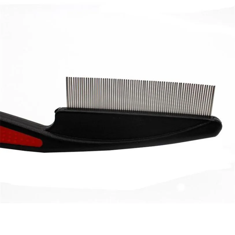 Dog Pet Hair Grooming Comb Flea Shedding Brush Puppy Cat Dog Handhold Stainless Hair Combs Cat Dog Bath Cleaning Supplies 40DC25 (4)