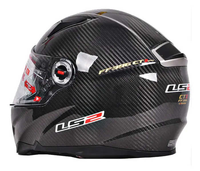 Double Lens Ls2 FF396 CT2 Carbon Fiber Motorcycle Helmets Racing Casco Air  Pump Helmet|helmet moped|helmet yellowhelmet interphone - AliExpress