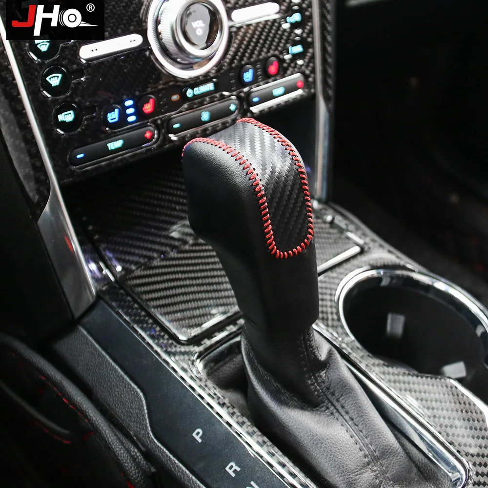JHO автомобиль искусственная кожа износостойкая прошитая вручную швейная крышка рулевого колеса для Ford Explorer 2011- 13 14 15 16 17