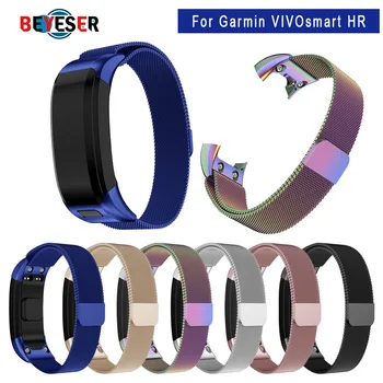 

Milanese Stainless Steel Watch Band Strap Magnetic Loop Keeper Replacement Tool Kit For Garmin VIVOsmart HR 6J12 Drop Shipping