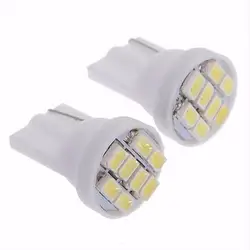 20 штук 24 В DC T10 W5W 8LED Ширина номерных знаков индикатор лампы белый авто габаритный фонарь