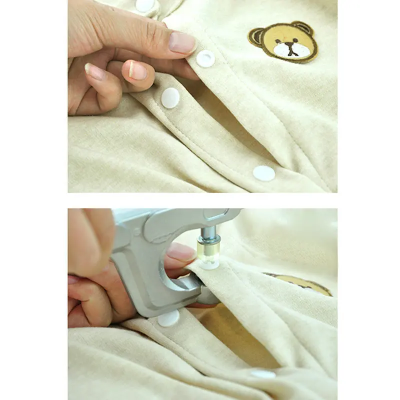 Alloy Snap Pliers Set T3 T5 T8 + 150 PCS 10 Color Plastic T5 Snaps For