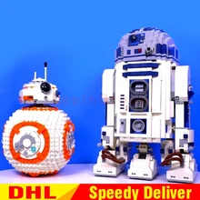 LP 05043 R2-D2 робот LP 05128 B двойной B 8 набор роботов строительные блоки кирпичи LPings игрушки Клон 10225 75187