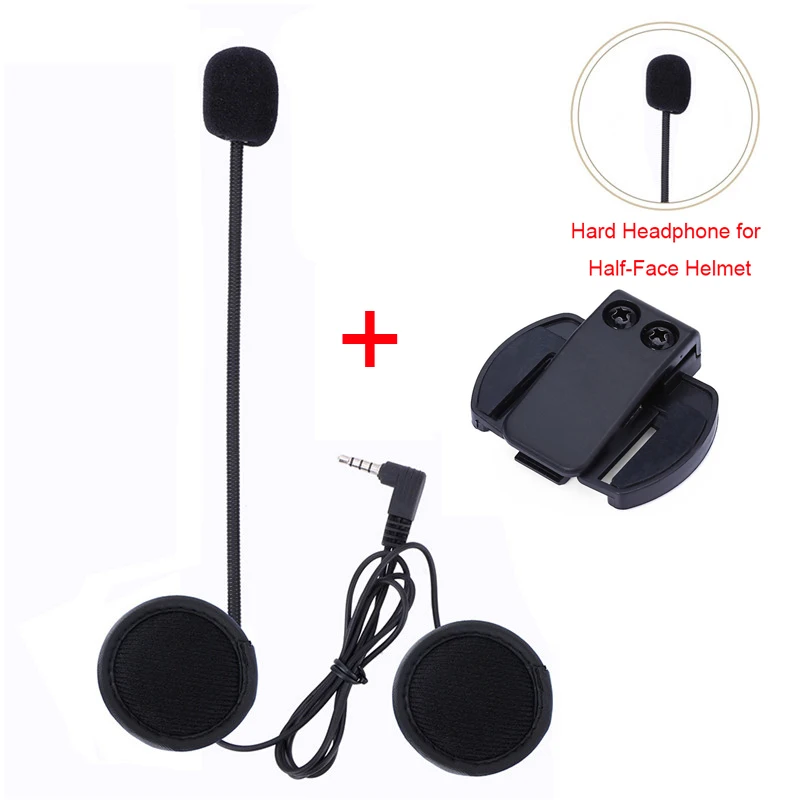 V4 V6pro Intercom Headphone with Clip (1)