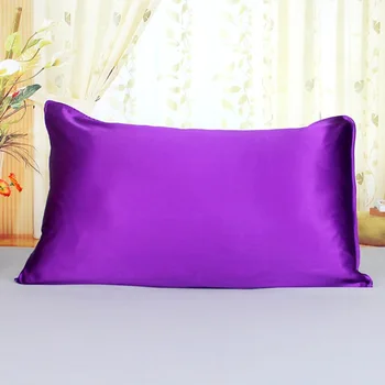 

19Momme 100% Both Side Mulberry Silk 48x74cm Pillowcase for Hair&Facial,Hidden Zipper,Standard Royal Blue,1pc