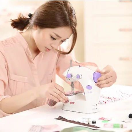 

Easy to eat thick mini electric sewing machine household sewing machine 202 youth small household sewing machines sewing