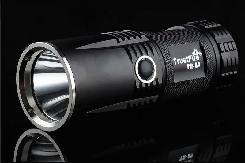 

Free Shipping TrustFire A9 800 Lumens CREE XM-L L2 Led Torch 5 Mode LED waterproof Flashlight