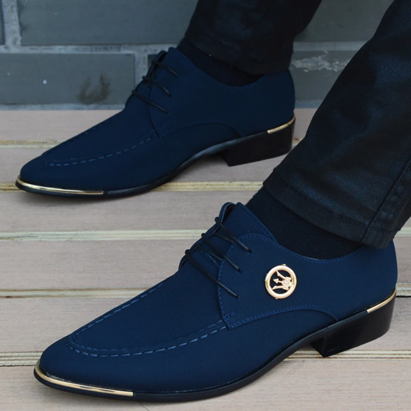 

Mens Shoes Casual Shoes Men Black Pointed Toe 2018 Wedding Mens Shoes