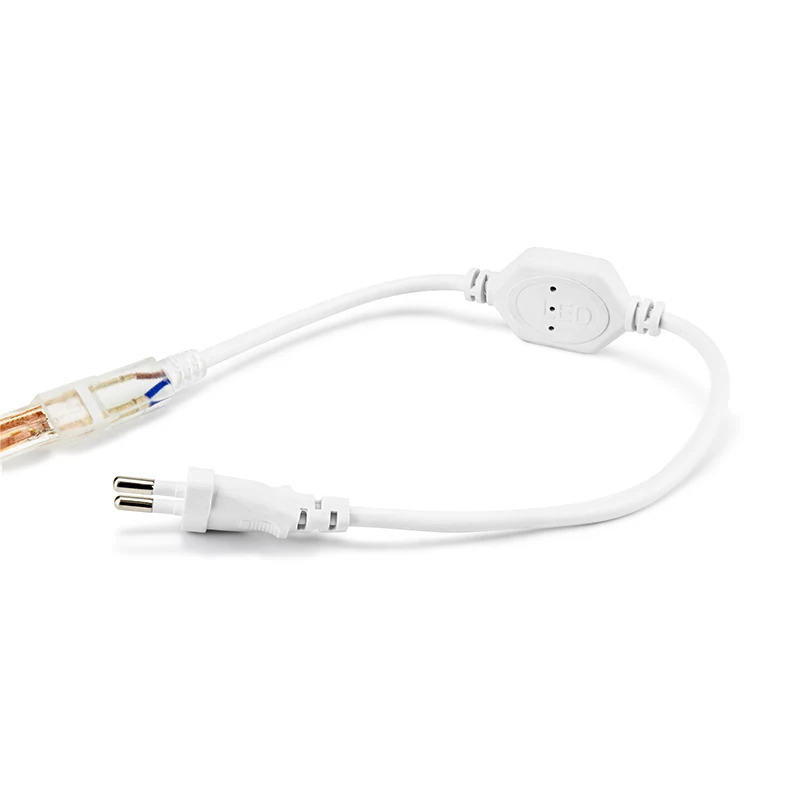 Светодиодный прожектор SMD5050 2 м 3 4 5 10 220 В IP65 водонепроницаемый 60 светодиодов/м