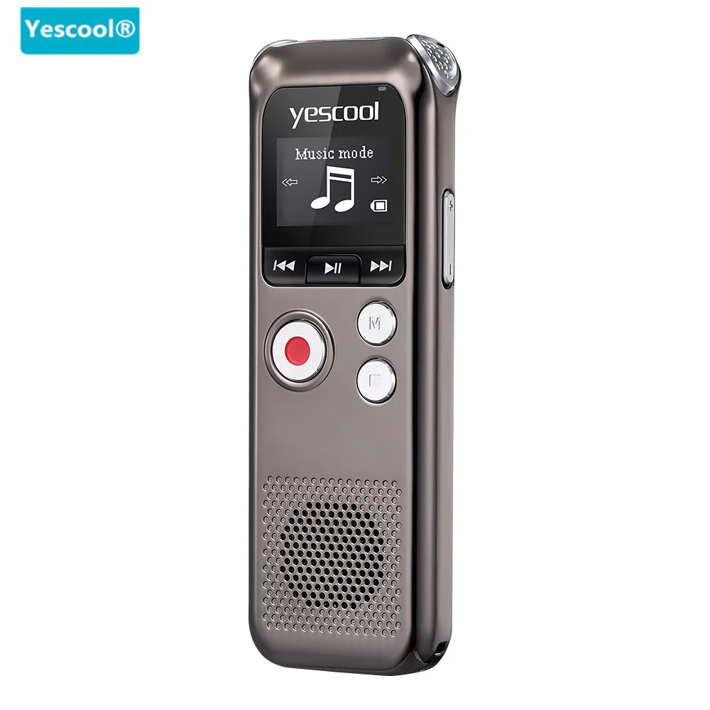 Yescool A60 8 Гб оригинальный диктофон 2160 часов записи Скрытая Цифровая аудиозапись с