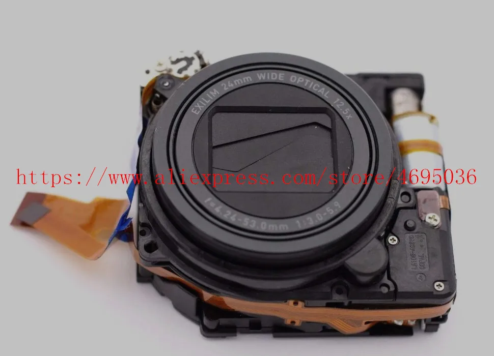 Запасная часть объектива Zoom для камеры Casio EX-ZR100 ZR100 ZR200 ZR300 ZR350 H30 без ccd