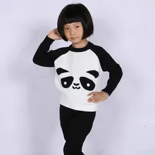 2016 Mother And Daughter Sweater Clothes Winter Autumn Kids Pandas Sweater Children Mother 100% Cotton Top Blouse Clothes