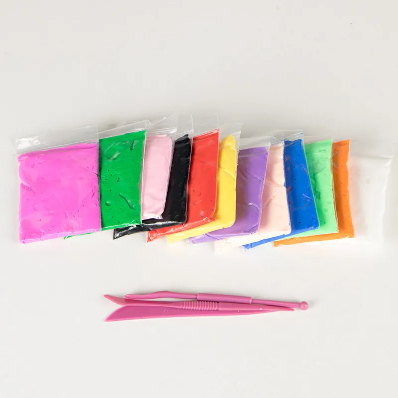 12pcs/Set DIY Colorful Silly Putty Plasticine Polymer Clay Educational